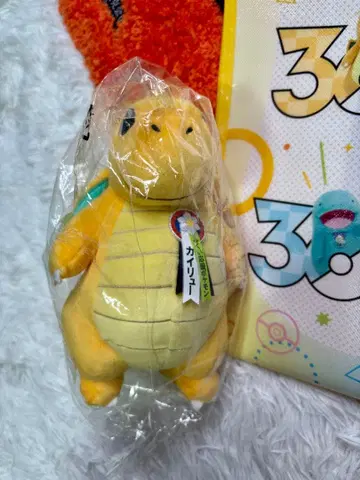 새상품 망나뇽 봉제 인형 포켓몬 로컬Acts 후쿠이현 택 포함