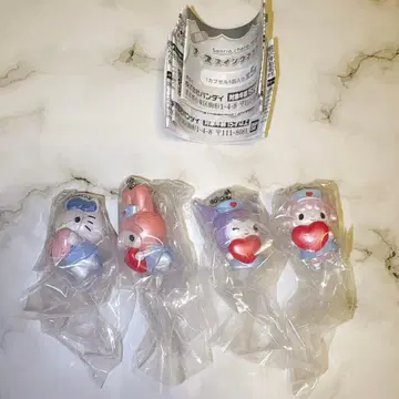 산리오 간호사 스윙 마스코트 4개 세트 세미 컴프