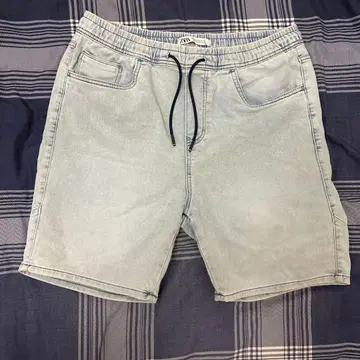 ZARA 데님 숏팬츠 라이트 블루 XL
