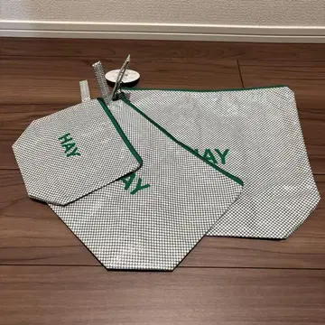 HAY CANDY MONO WASH BAG 3 사이즈 세트