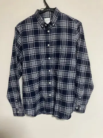 THE NORTH FACE 체크 셔츠 긴팔 네이비