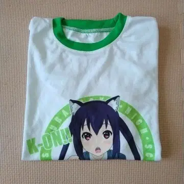 K-ON!! 케이온! 나카노 아즈사 셔츠 L 사이즈 고양이 귀 아즈냥