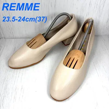 [컨디션 최상] REMME 레메 아몬드 토 펌프스 베이지 23.5