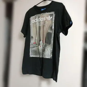 adidas 아디다스 트레포일 T셔츠 포토 프린트 블랙