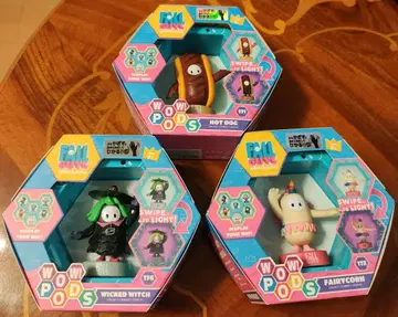 Fall Guys 폴 가이즈 WOW PODS 피규어 3종 세트