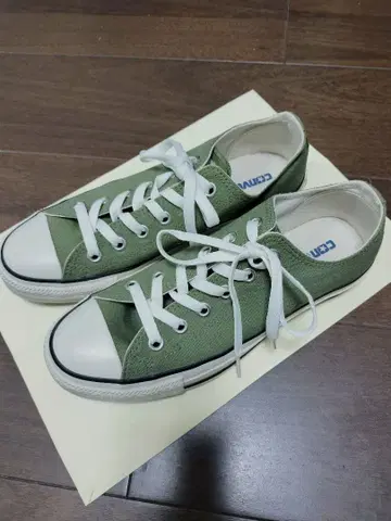 컨버스 올스타 로우컷 스니커즈 올리브