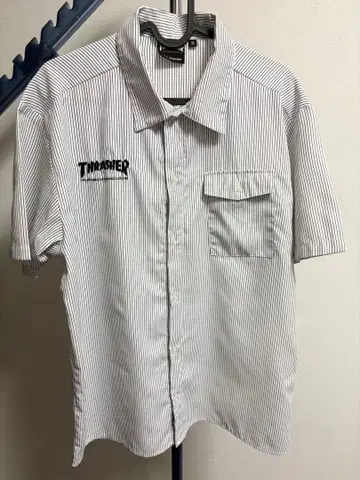 THRASHER 트레셔 워크 셔츠 스트라이프 M
