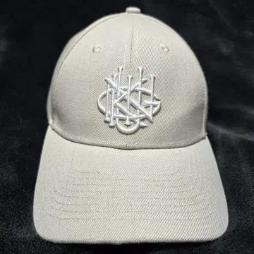 King Gnu 킹누 베이스볼 캡 모자 화이트 베이지
