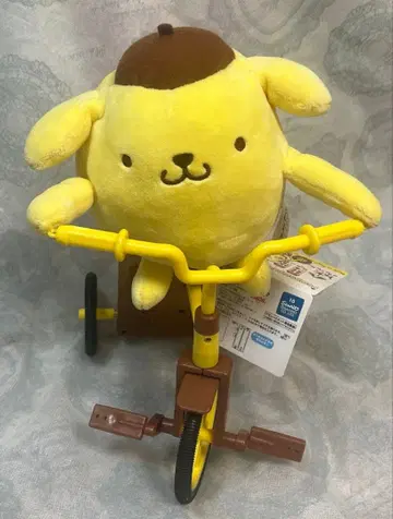 세일 [ 새상품 택 포함 ] 폼폼푸딩 사이클링 봉제 인형 자전거 삼륜차