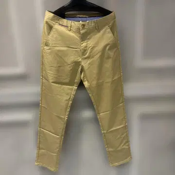 미사용 새상품 TOMMY HILFIGER 남성용 치노 팬츠 베이지