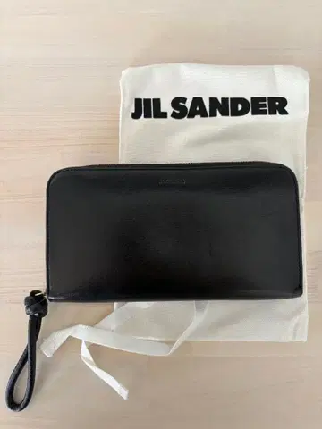 JIL SANDER 질 샌더 라운드 지퍼 장지갑