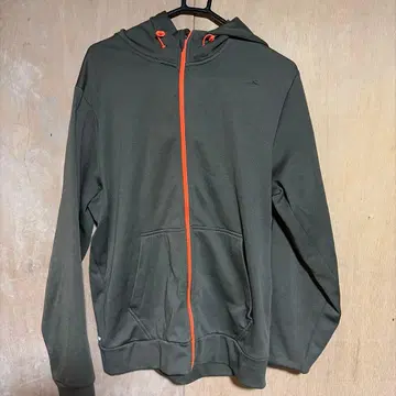 New Balance 집업 후드티 올리브