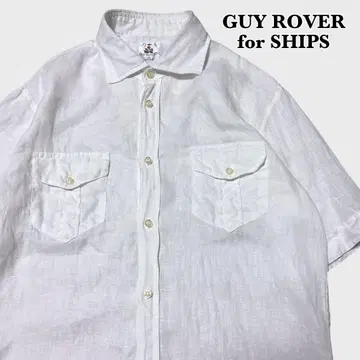 새상품급 SHIPS 별주 GUY ROVER 린넨 100% 셔츠 M
