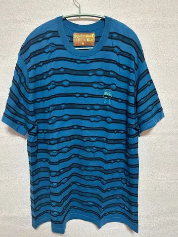 BRAIN DEAD KNITWEAR 보더 티셔츠 L 사이즈