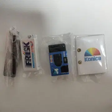 미니어처 코니카 카메라 FRISK 연필 가챠가챠 세트
