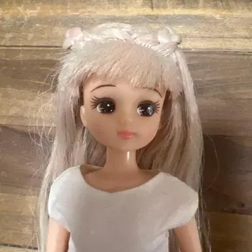 리카짱 인형 본체 체크 무늬 스커트