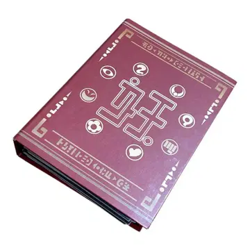요괴워치 요괴 대사전 제1권 빨간색 레드 메달 케이스 파일 리필