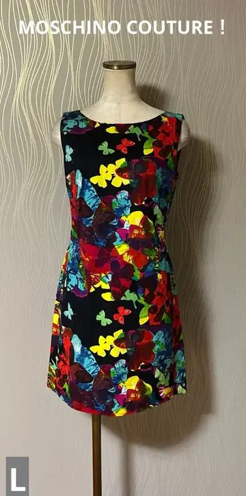 가격 인하 MOSCHINO COUTURE! 모스키노 쿠튀르 꽃무늬 원피스