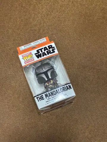 레어 Funko Pocket POP 만달로리안 만도 키체인