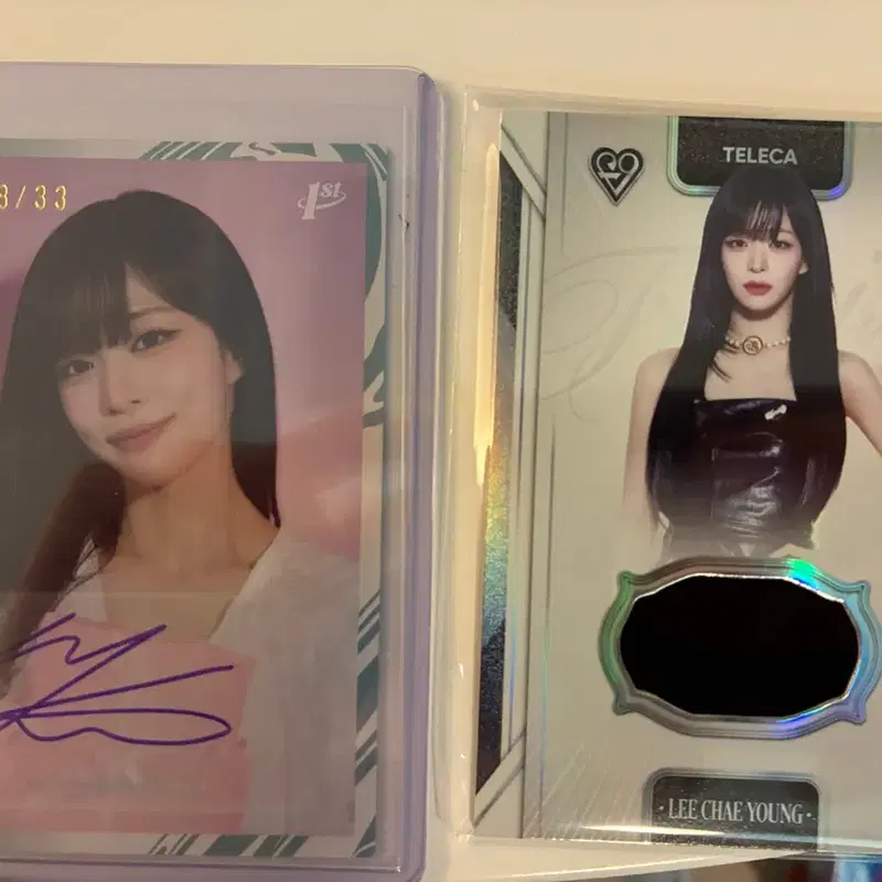 프로미스나인 테레카 이채영 33한정 오토, 렐릭 일괄