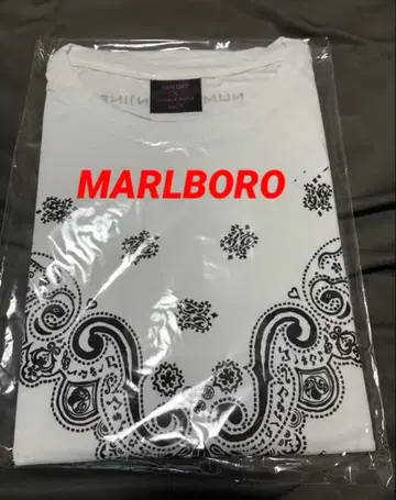 말보로 넘버나인 marlboro 티셔츠 화이트