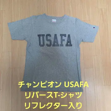 챔피온 리버스 위브 T-셔츠 USAFA 리플렉터 포함
