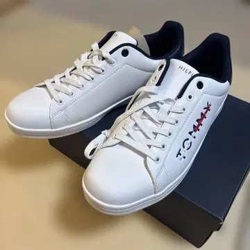 TOMMY HILFIGER 스니커즈 화이트 네이비 11M