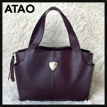 인기 모델 아타오 ATAO 펑크비 버건디 토트백