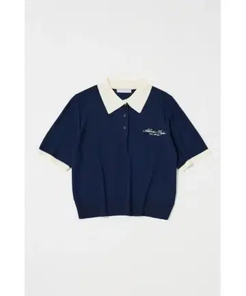 MOUSSY HALF SLEEVE KNIT 폴로
