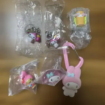마이멜로디 가챠가챠 6개 세트