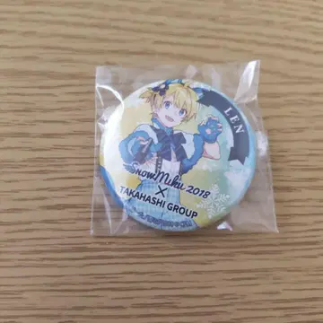 Snow Miku 2018 카가미네 렌 캔뱃지 스릴러 가라오케