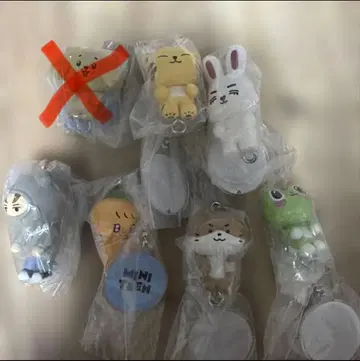 [ 가격 인하 ] MINI TEEN 마스코트 키링 6종 세트