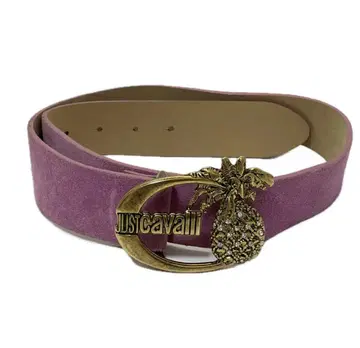 Just Cavalli 저스트카발리 파인애플 & 로고 버클 벨트