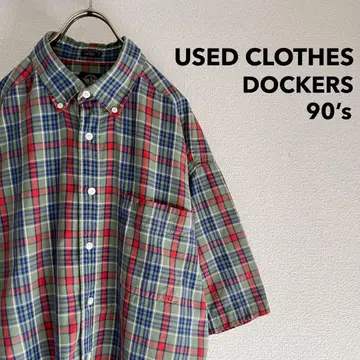 구제 의류 'DOCKERS' 90's S/S Shirt / 타탄 체크