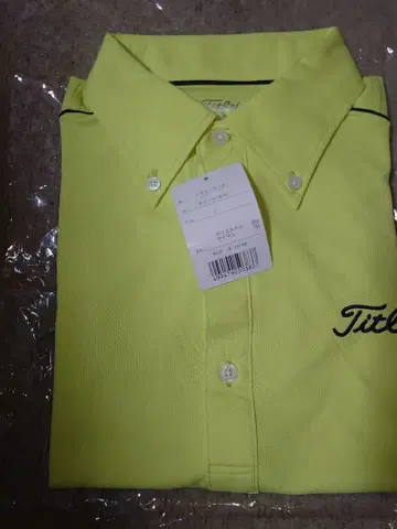 Titleist 골프 셔츠 그린 L 사이즈
