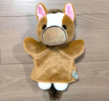 말 퍼펫 봉제 인형