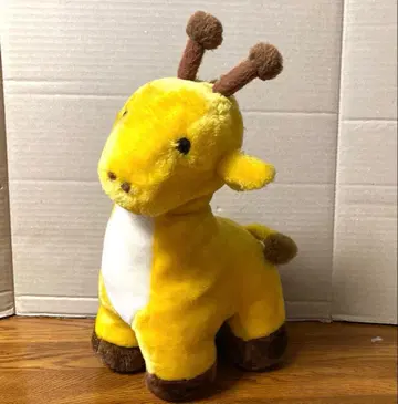 레어 80년대 빈티지 기린 봉제 인형 40cm 레트로 당시 물품