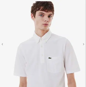 LACOSTE 피케 셔츠 화이트 라코스테