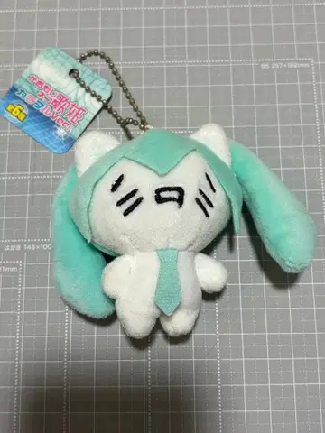하츠네 미쿠 카오모지 고양이 가희 봉제 인형 키링