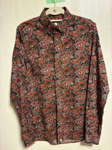 새상품급 프리티 그린 pretty green 페이즐리 셔츠 사이즈 1