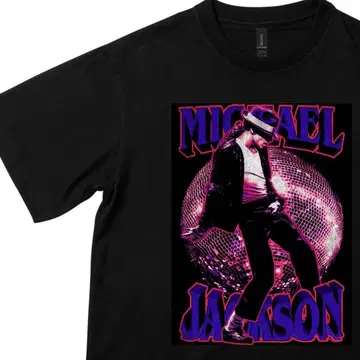 Michael Jackson 티셔츠 블랙 영화 마이클 잭슨