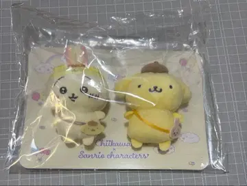 치이카와 산리오 토끼 폼폼푸딩 페어 브로치