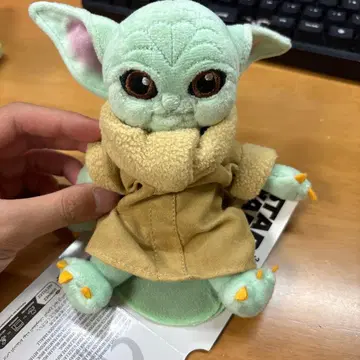 스타워즈 그로구 어깨 탑승 봉제 인형