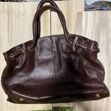 Carino 가죽제품 토트bag brown
