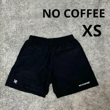 NO COFFEE 노커피 하프 팬츠 로고 자수 XS