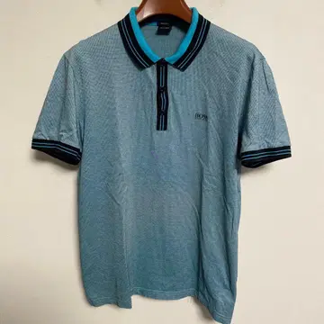 HUGO BOSS 피케 셔츠 블루 계열 반팔