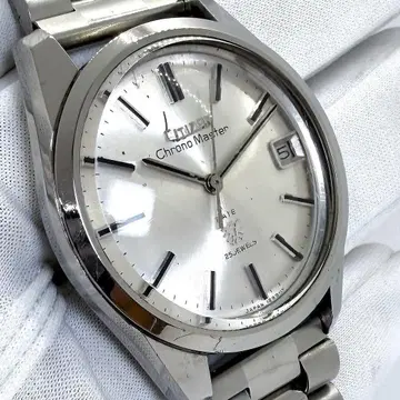레어/가동 CITIZEN 크로노마스터 데이트 25석 수동 와인딩 손목시계