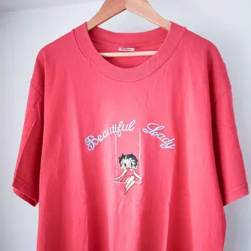 90s BETTY BOOP 티셔츠 자수 베티 붑 빈티지