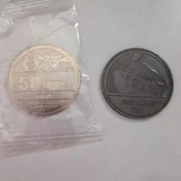 포켓몬 메달 코인 2개 세트