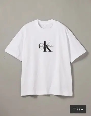 캘빈클라인 CK T셔츠 화이트